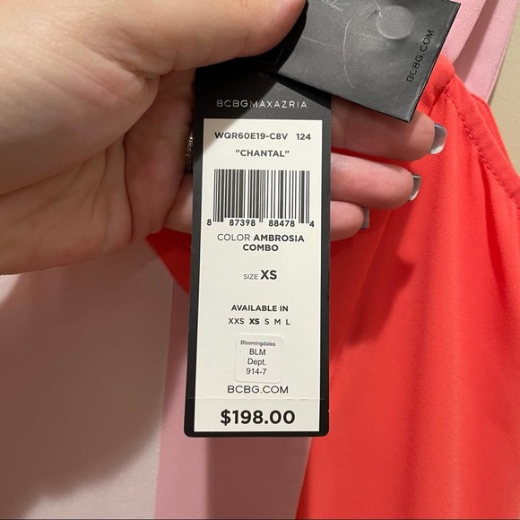 BCBGMaxAzria Chantal Dress Ambrosia Combo Size XS - Picture 7 of 8